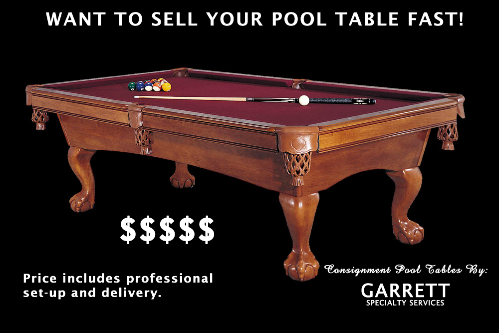 where to sell a pool table